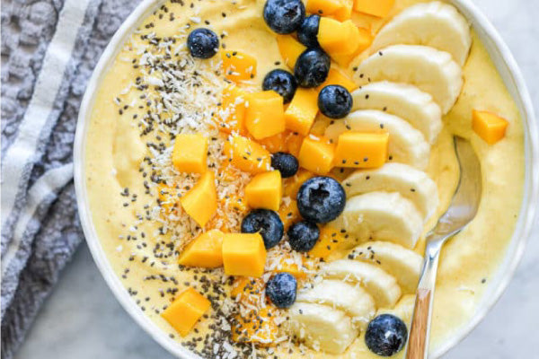 Yellow Fruit Smoothie Bowl